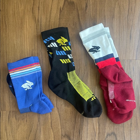 Rabbit Other - 3 pairs of rabbit socks size sm/md